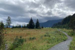 Clouds cover the beach at Lowell Point State Recreation Site on Tuesday, Sept. 5, 2023 near Seward, Alaska. (Ashlyn OHara/Peninsula Clarion)