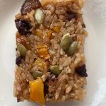 This sweet rice dessert, yaksik, is traditional for New Years Day in Korea (specifically, the lunar new year) and is often made as a gift for friends and neighbors. (Photo by Tressa Dale/Peninsula Clarion)