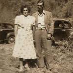 Photo courtesy of the Keeler Family Collection
Verona (Keeler) Cox with second husband, Howard Cox, in Oregon, circa 1935-40.