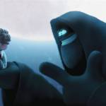 Orion (Jacob Tremblay) and Dark (Paul Walter Hauser) in Orion and the Dark. (Promotional photo provided by Dreamworks Animation)