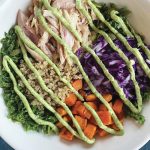 This basil avocado dressing is creamy, sweet, tangy, and herbaceous  great for use on bitter greens like kale and arugula. (Photo by Tressa Dale/Peninsula Clarion)