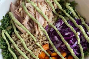 Photo by Tressa Dale/Peninsula Clarion
This basil avocado dressing is creamy, sweet, tangy, and herbaceous  great for use on bitter greens like kale and arugula.