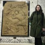 Peninsula Clarion government and education reporter Ashlyn OHara stands in the hallways of the Alaska State Capitol in Juneau on Monday. (Ashlyn OHara/Peninsula Clarion)