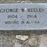 Photo from findagrave.com
George Keelers grave marker emphasizes the lack of closure concerning his death.