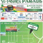 A flier displays information and a map for the Sweeneys St. Patricks Day Parade. (Promotional image courtesy Soldotna Chamber of Commerce)