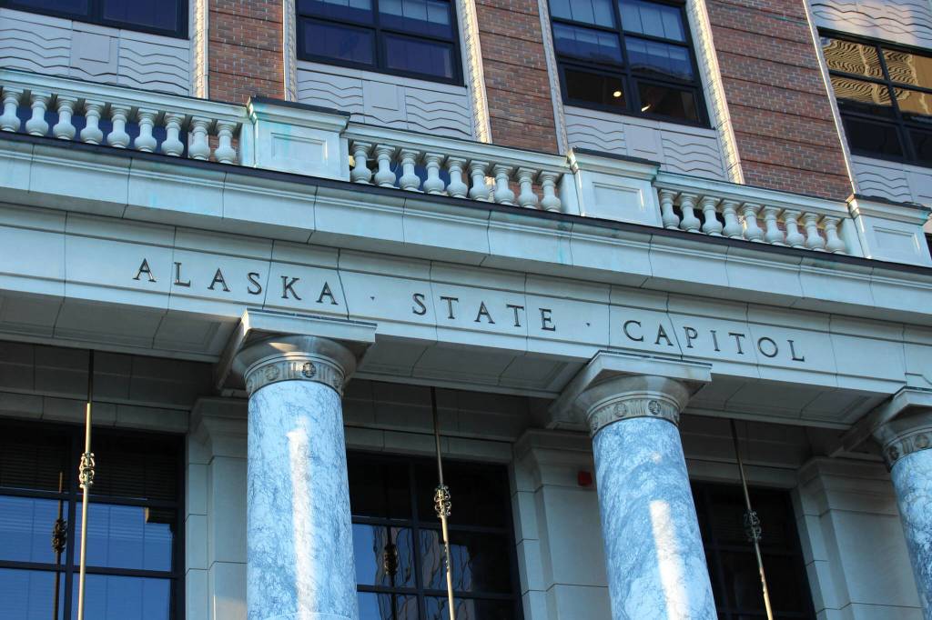 The Alaska State Capitol on Friday, March 1, 2024, in Juneau, Alaska. (Ashlyn OHara/Peninsula Clarion)