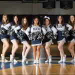 The Soldotna cheerleading team. Left to right: Adele Tacey, Olivia Hays, Clara Jost, Mazzy Bundy, Savannah Hawkins, Taylor Ruffner, Zoey McCoy, Sonia Montague, Bella Stauss, Alicia Galles, Lacy Nye, Hailey Stonecipher, Lily Hannevold, Lynzie Denbow and Celene Gladden. (Photo provided)