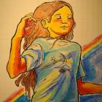 Art by Soldotna High School student Chloe Jacko is displayed as part of the 33rd Annual Visual Feast at the Kenai Art Center on Wednesday, April 3, 2024. (Jake Dye/Peninsula Clarion)