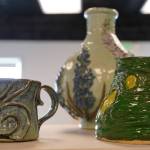 Artwork by Kenai Peninsula Borough School District high school students is displayed as part of the 33rd Annual Visual Feast at the Kenai Art Center on Wednesday, April 3, 2024. (Jake Dye/Peninsula Clarion)