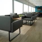 The Community Room at Peninsula Community Health Services in Soldotna, Alaska, is seen on Monday, April 15, 2024. (Jake Dye/Peninsula Clarion)