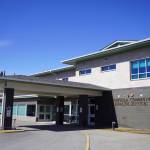 Peninsula Community Health Services in Soldotna, Alaska, on Monday, April 15, 2024. (Jake Dye/Peninsula Clarion)