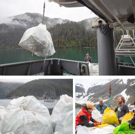 Thousands of pounds of trash collected at eight beaches. (Photo by Sarah Conlin/NPS)