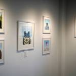 Art by Charles Atkins fills the walls of the Kenai Art Center in Kenai, Alaska, on Wednesday, May 1, 2024. (Jake Dye/Peninsula Clarion)