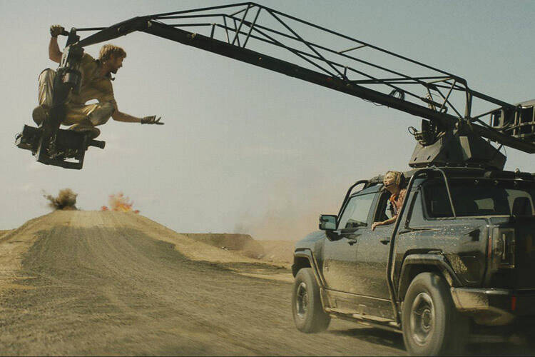 Promotional photo courtesy Universal Pictures
Ryan Gosling portrays Colt Seavers and Emily Blunt portrays Jody Moreno in The Fall Guy.