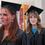 Graduates of Kenai Peninsula College proceed into the 54th Annual Kenai Peninsula College Commencement Ceremony at Kenai Central High School in Kenai, Alaska, on Thursday, May 9, 2024. (Jake Dye/Peninsula Clarion)