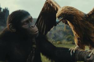 Noa (voiced by Owen Teague) in 20th Century Studios Kingdom of the Planet of the Apes. (Photo courtesy of 20th Century Studios)