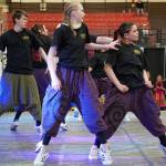 Dancers from Diamond Dance Project perform during an all-company showcase as part of Aloha Vibes at the Soldotna Regional Sports Complex in Soldotna, Alaska, on Saturday, May 11, 2024. (Jake Dye/Peninsula Clarion)