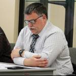 Kenai Police Chief David Ross speaks to Kenai City Council members about an ordinance that would repeal sections of city code that prohibit public sleeping and loitering and the citys curfew on Wednesday, May 15, 2024, in Kenai, Alaska. (Ashlyn OHara/Peninsula Clarion)