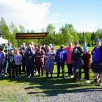 Central Kenai Peninsula athletes who will be competing in the Special Olympics Alaska 2024 Summer State Games stand for a photo at Soldotna Creek Park in Soldotna, Alaska, on Tuesday, June 4, 2024. (Jake Dye/Peninsula Clarion)