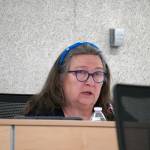 Assembly member Cindy Ecklund speaks during a meeting of the Kenai Peninsula Borough Assembly on Tuesday, June 4, 2024. (Jake Dye/Peninsula Clarion)