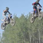 Homers Dylan Arno (71) competes in the Pro class at Alaska State Motocross Race #4 at Twin City Raceway in Kenai, Alaska, on Sunday, June 16, 2024. (Photo by Jeff Helminiak/Peninsula Clarion)