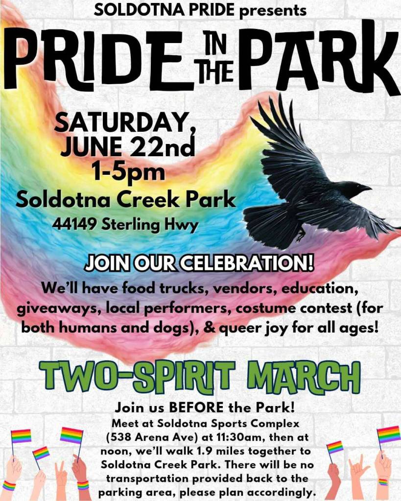 A flier for this years Pride in the Park. (Provided by Soldotna Pride)