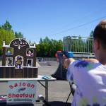Attendees participate in carnival games during North Peninsula Recreation Service Areas Family Fun in the Midnight Sun at the Nikiski Community Recreation Center in Nikiski, Alaska, on Saturday, June 15, 2024. (Jake Dye/Peninsula Clarion)