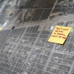 Sticky notes affixed to maps contain attendee feedback for the Sterling Safety Corridor Improvements project during a town hall event at the Sterling Community Center in Sterling, Alaska, on Tuesday, June 25, 2024. (Jake Dye/Peninsula Clarion)