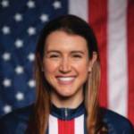 Kristen Faulkner is pictured in her official Olympic portrait photo. (Photo by Evan Kay with Climb High Productions, provided by Kristen Faulkner)