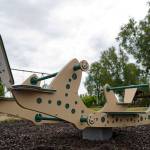 A new inclusive seesaw is seen during a ribbon-cutting at Kenai Municipal Park in Kenai, Alaska, on Thursday, June 27, 2024. (Jake Dye/Peninsula Clarion)