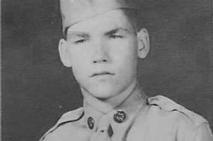 Harvey Dale Hardaway, seen here in his military uniform, was one of four men involved in a shoot-out at the Hilltop Bar and Café in December 1967. (Public photo from ancestry.com)