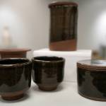 Ceramic art, part of the Kenai Potters Guilds Clay on Display, is seen at the Kenai Art Center in Kenai, Alaska, on Tuesday, July 2, 2024. (Jake Dye/Peninsula Clarion)