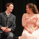 The Triumvirate Theatres cast of The Sound of Music rehearse at Soldotna High School in Soldotna, Alaska, on Friday, Aug. 2, 2024. (Jake Dye/Peninsula Clarion)