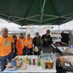 Seward Silver Salmon Derby staff gather for a photo between slinging hot dogs. (Photo provided by Seward Chamber of Commerce)