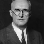 Pictured in an online public portrait is Anthony J. Dimond, the Anchorage judge who presided over the sentencing hearing of William Franke, who pleaded guilty to the second-degree murder of Ethen Cunningham in January 1948.