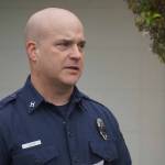 Kenai Fire Department Deputy Chief Pete Coots speaks during a commemoration ceremony for the Sept. 11, 2001, attacks at the Kenai Fire Department in Kenai, Alaska, on Wednesday, Sept. 11, 2024. (Jake Dye/Peninsula Clarion)