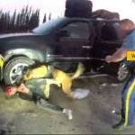 Troopers Joseph Miller Jr. and Jason Woodruff are seen in a screenshot from body camera footage taken in Kenai, Alaska, on May 24, 2024. (Photo provided by Alaska Department of Law)