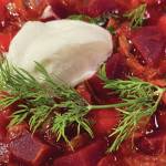 This slow-simmered ox tail broth makes this otherwise simple borscht recipe quite luxurious. (Photo by Tressa Dale/Peninsula Clarion)