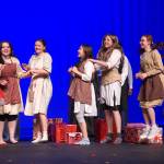 The cast of Annie rehearse at Kenai Central High School in Kenai, Alaska, on Wednesday, Nov. 6, 2024. (Jake Dye/Peninsula Clarion)