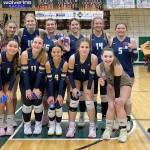 Soldotna finished second at the Northern Lights Conference tournament at Colony High School in Palmer, Alaska, on Saturday, Nov. 9, 2024. (Photo by Jeff Helminiak/Peninsula Clarion)
