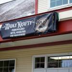 The storefront of Madly Krafty in Kenai, Alaska, is seen on Thursday, Nov. 14, 2024. (Jake Dye/Peninsula Clarion)