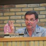 Kenai Vice Mayor Henry Knackstedt speaks during a meeting of the Board of Adjustment at Kenai City Hall in Kenai, Alaska, on Oct. 15, 2024. (Jake Dye/Peninsula Clarion)