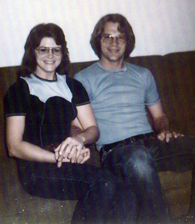 Newlyweds Kerri and John Dolph, in Colorado, shortly after their marriage in November 1974. (Photo courtesy of Kerri Copper)