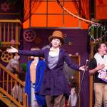 The cast of Nikiski Bulldog Theatres Willy Wonka Jr. rehearse at Nikiski Middle/High School on Tuesday, Dec. 3, 2024. (Jake Dye/Peninsula Clarion)