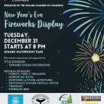 A poster for the Seward Chamber of Commerce's New Year's Eve Fireworks Display. (Provided by Seward Chamber of Commerce)