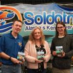 Soldotna Chamber of Commerce Media partners are recognized during the 65th Annual Soldotna Chamber Awards Celebration at the Soldotna Regional Sports Complex in Soldotna, Alaska, on Wednesday, Dec. 18, 2024. (Jake Dye/Peninsula Clarion)