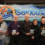 Soldotna Chamber of Commerce Platinum partners are recognized during the 65th Annual Soldotna Chamber Awards Celebration at the Soldotna Regional Sports Complex in Soldotna, Alaska, on Wednesday, Dec. 18, 2024. (Jake Dye/Peninsula Clarion)