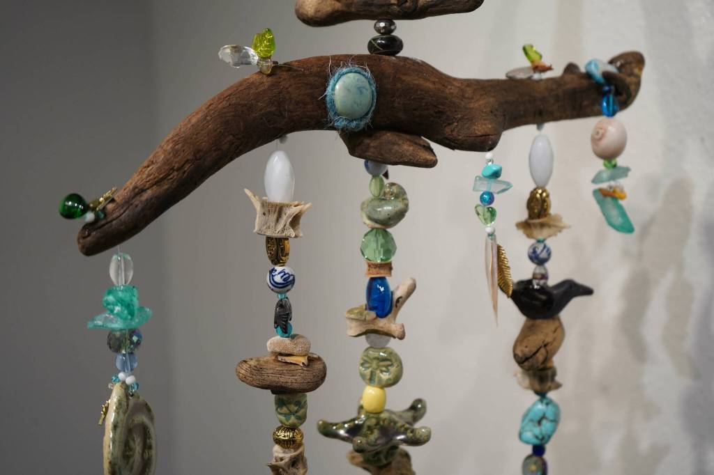 Little Things Matter by Laura Faeo is displayed as part of Kinetic at the Kenai Art Center in Kenai, Alaska, on Tuesday, Dec. 31, 2024. (Jake Dye/Peninsula Clarion)