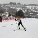 Sewards Indigo Leslie races the first lap at the Homer Skiathlon on Friday, Jan 3, 2025, at Ohlson Mountain just outside of Homer, Alaska. (Photo provided)