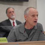 Brent Johnson speaks during a meeting of the Kenai Peninsula Borough Assembly in Soldotna, Alaska, on Tuesday, Jan. 7, 2024. (Jake Dye/Peninsula Clarion)